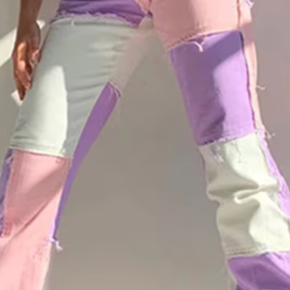 Patchwork pants